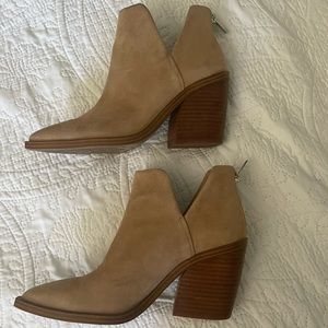 Vince Camuto leather/ suede boots.